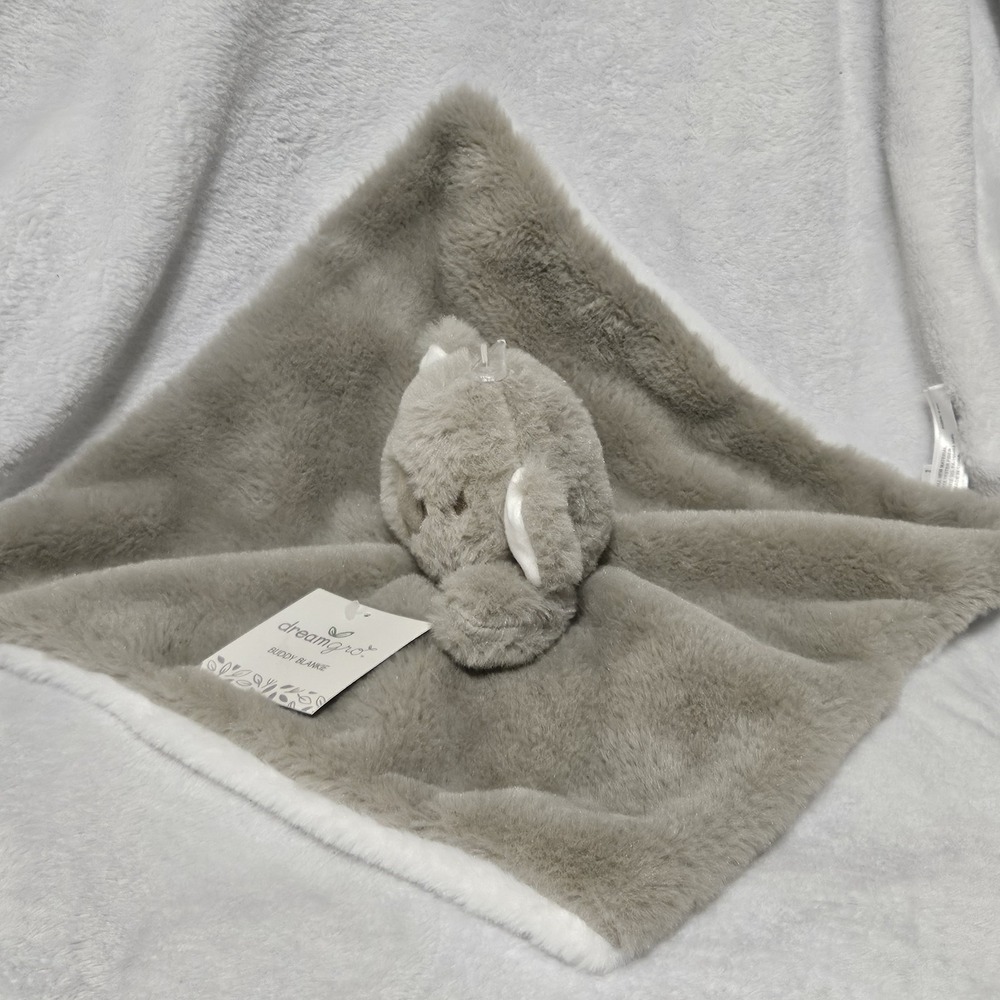 Dreamgro Koala Buddy Blankie Grey White Plush Security Blanket Lovey DH109-TP-MX - Picture 5 of 9